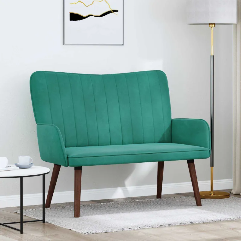 Dvitaškė sofa Turkio 115 x 61 x 87 cm Aksomas