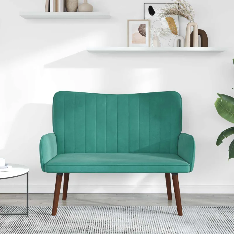 Dvitaškė sofa Turkio 115 x 61 x 87 cm Aksomas