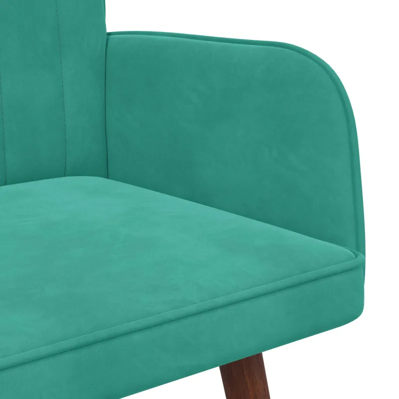 Dvitaškė sofa Turkio 115 x 61 x 87 cm Aksomas