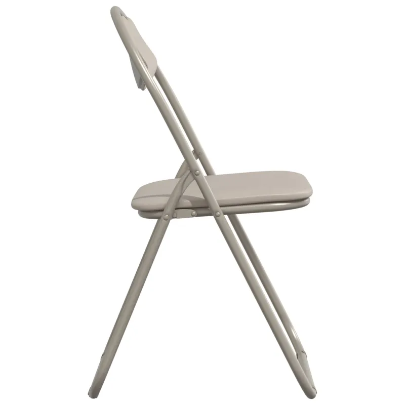 Sulankstoma kėdė 2 pcs Smėlio 48 x 43,5 x 81 cm Dirbtinė oda