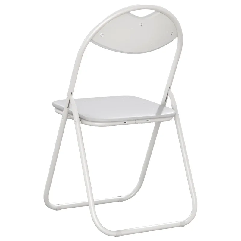 Sulankstoma kėdė 8 pcs Baltas 48 x 43,5 x 81 cm Dirbtinė oda