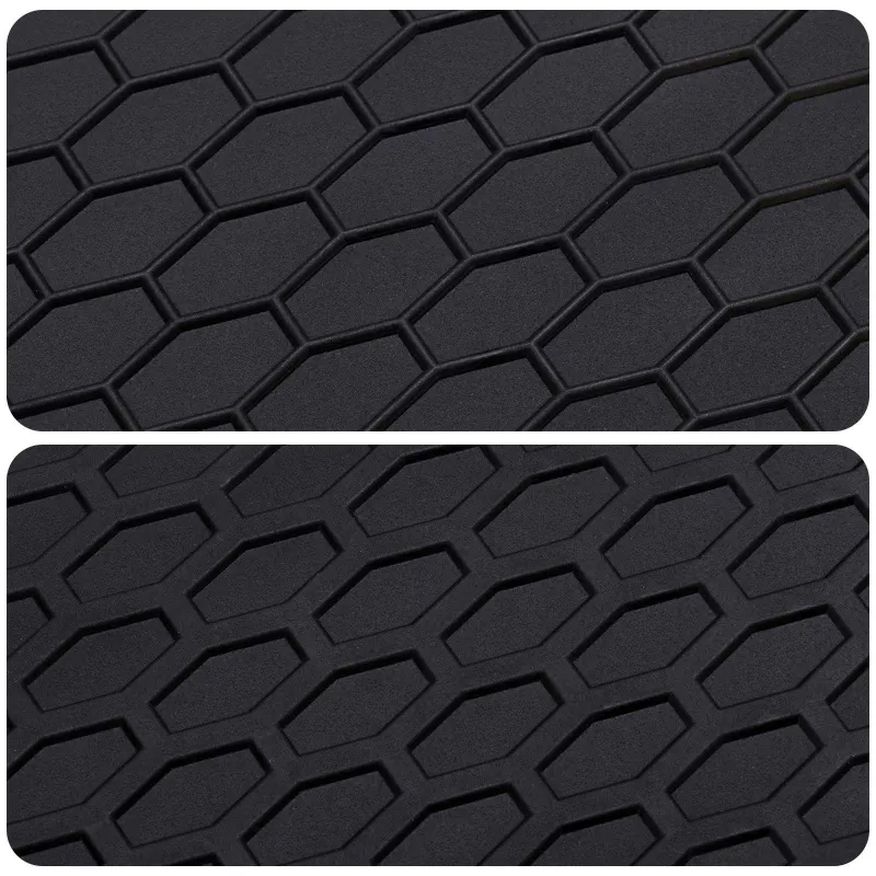 Automobilių kilimėlis 4 pcs Juoda Guma