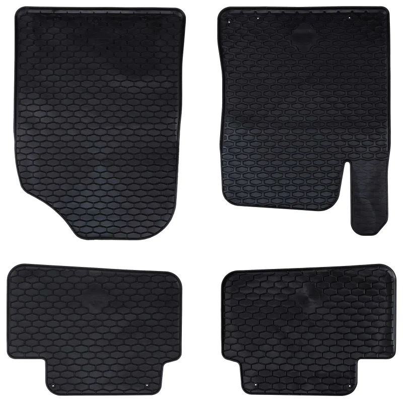 Automobilių kilimėlis 4 pcs Juoda tinka Hyundai i30 2017 Guma
