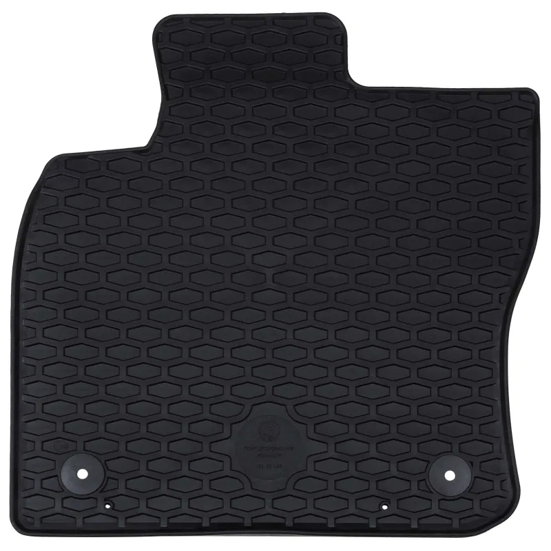 Automobilių kilimėlis 4 pcs Juoda tinkamas VW CADDY 2020- Guma