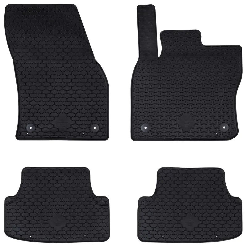 Automobilių kilimėlis 4 pcs Juoda tinka sėdimui ATECA 2016