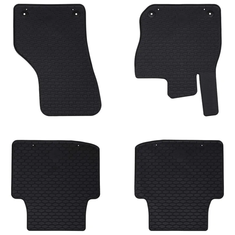 Automobilių kilimėlis 4 pcs Juoda tinka VW PASSAT B9 TDI 2024