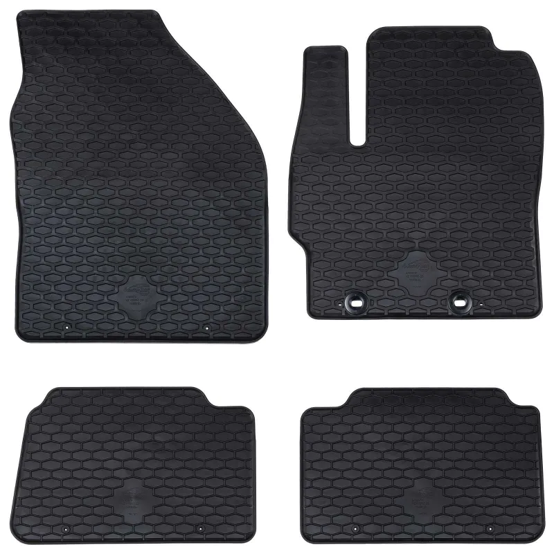 Automobilių kilimėlis 4 pcs Juoda tinka Toyota YARIS 2020- Guma