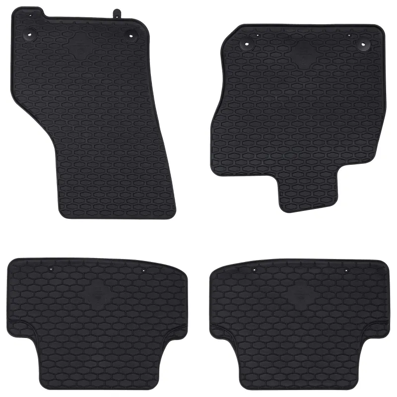 Automobilių kilimėlis 4 pcs Juoda tinka VW GOLF VIII MHEV 2020
