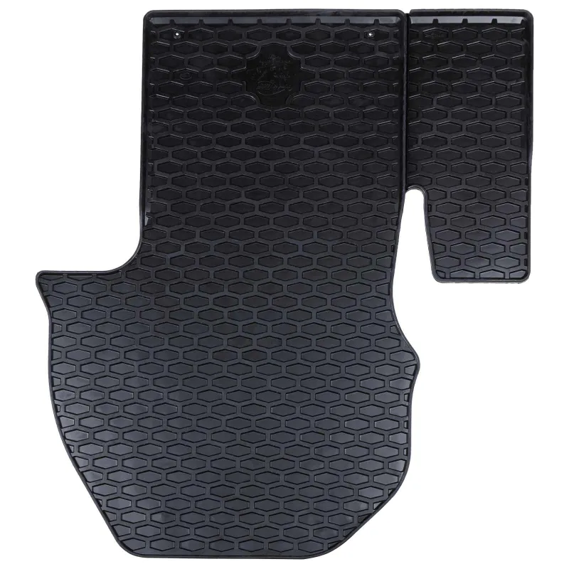 Automobilių kilimėlis 2 pcs Juoda Guma