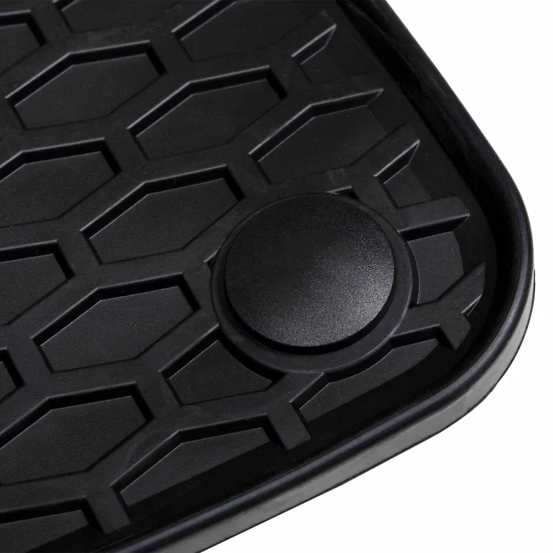Automobilių kilimėlis 2 pcs Juoda Guma