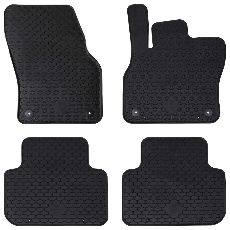 Automobilių kilimėlis 4 pcs Juoda Tinkamas Audi Q3 2019-2025