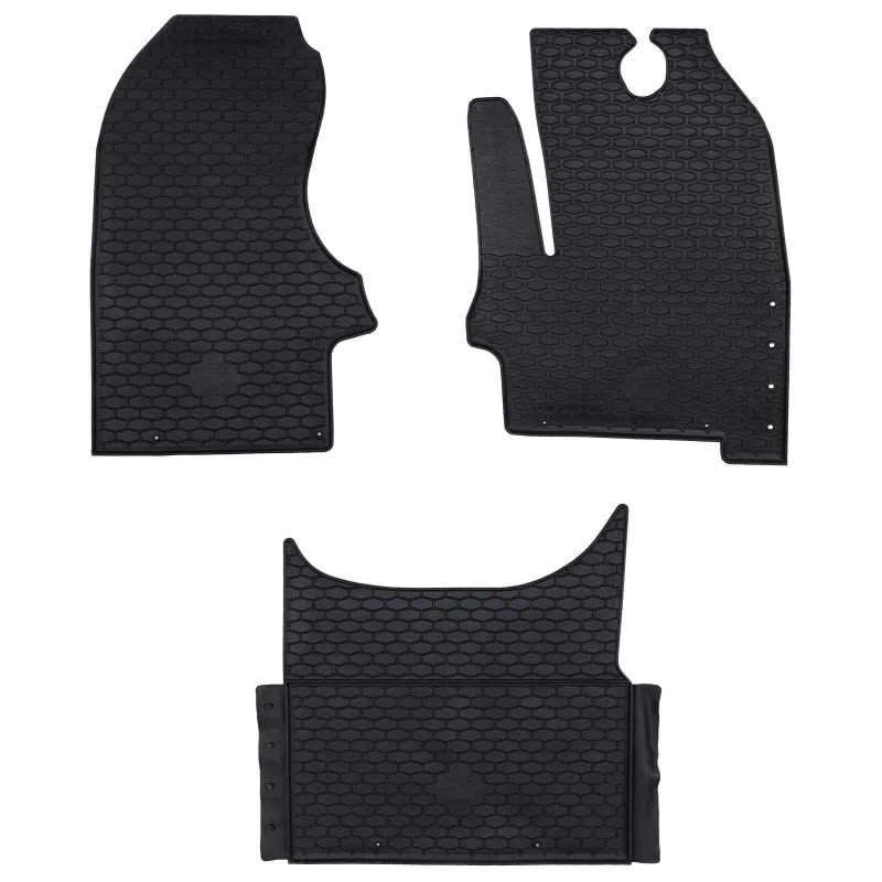 Automobilių kilimėlis 3 pcs Juoda tinkamas Iveco DAILY 2014