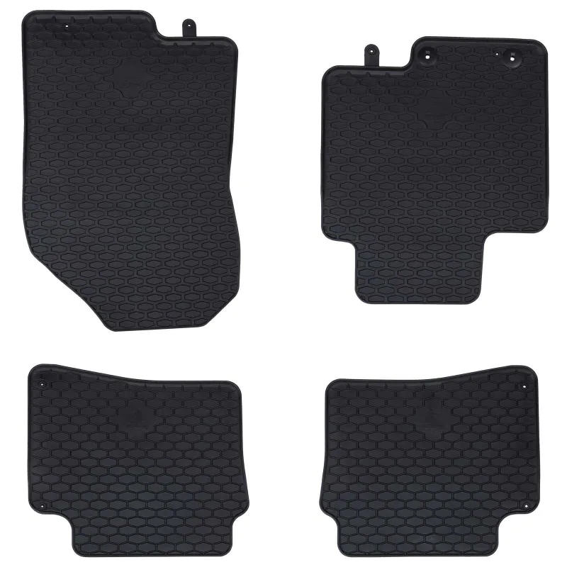 Automobilių kilimėlis 4 pcs Juoda Tinka Hyundai i20 2020- Guma