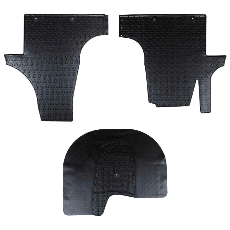 Automobilių kilimėlis 3 pcs Juoda Tinka VW T5 2010-2015 Guma