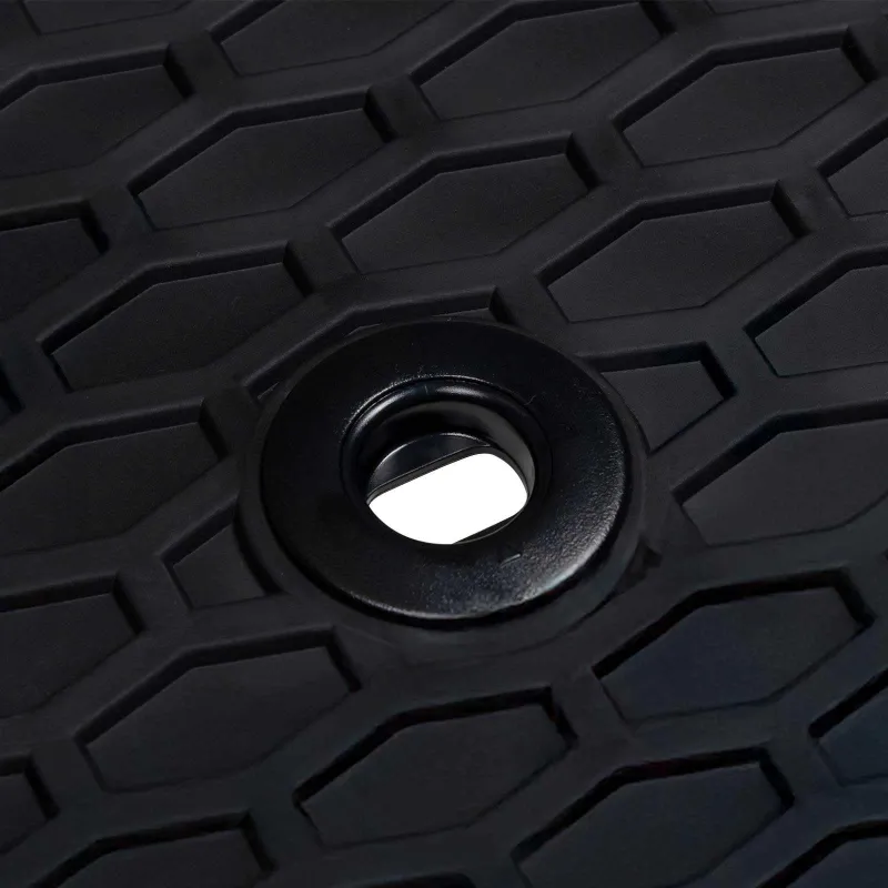 Automobilių kilimėlis 3 pcs Juoda Guma