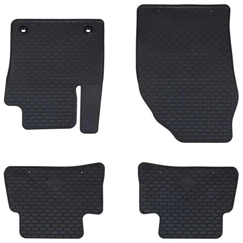 Automobilių kilimėlis 4 pcs Juoda Guma