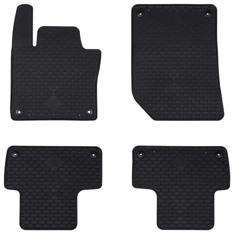 Automobilių kilimėlis 4 pcs Juoda Tinka Volvo XC60 2018- Guma