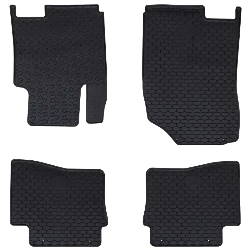Automobilių kilimėlis 4 pcs Juodas tinka HYUNDAI i20 2014-2019