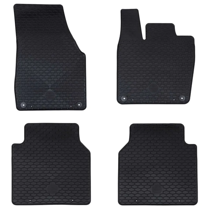 Automobilių kilimėlis 4 pcs Juoda tinkamas VW ID.7 2023- Guma