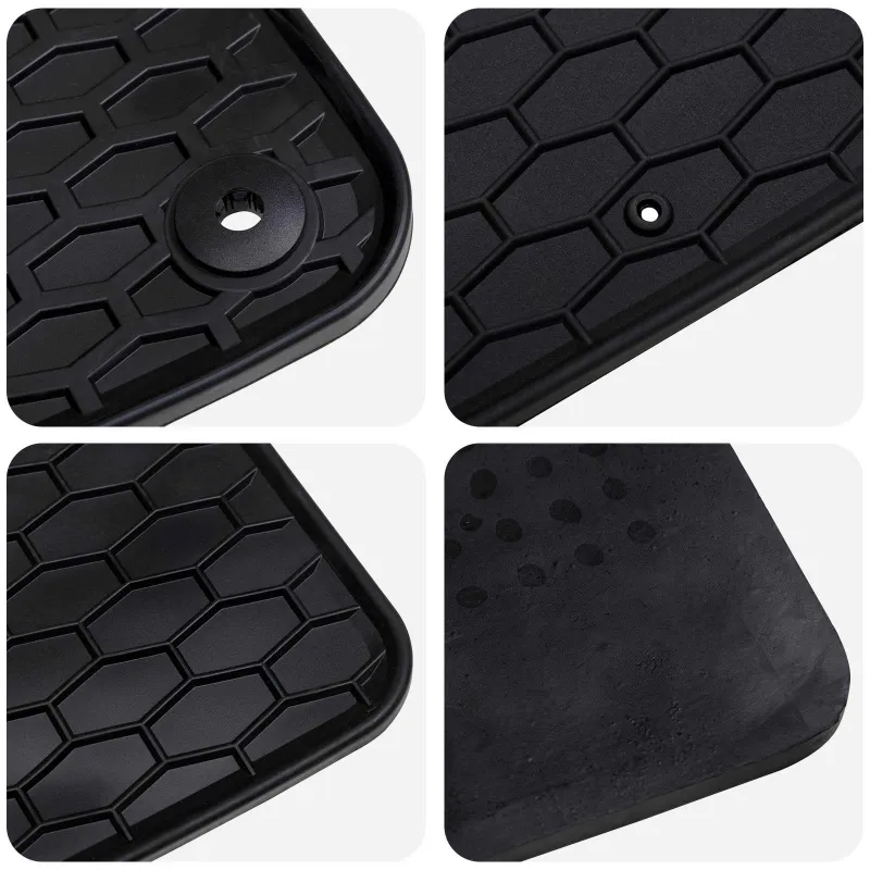 Automobilių kilimėlis 4 pcs Juoda tinkamas VW ID.7 2023- Guma