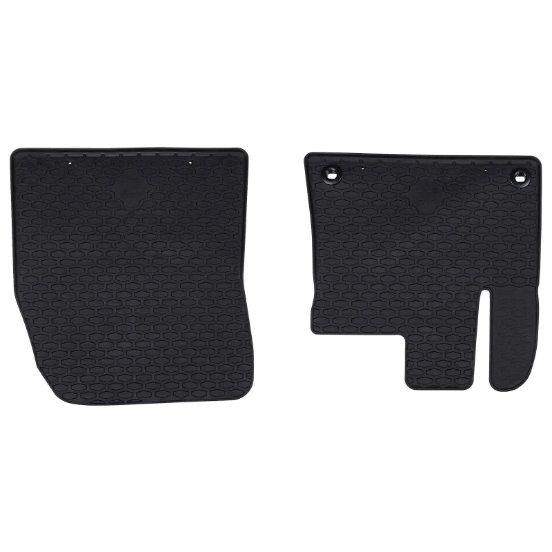 Automobilių kilimėlis 2 pcs Juoda Guma