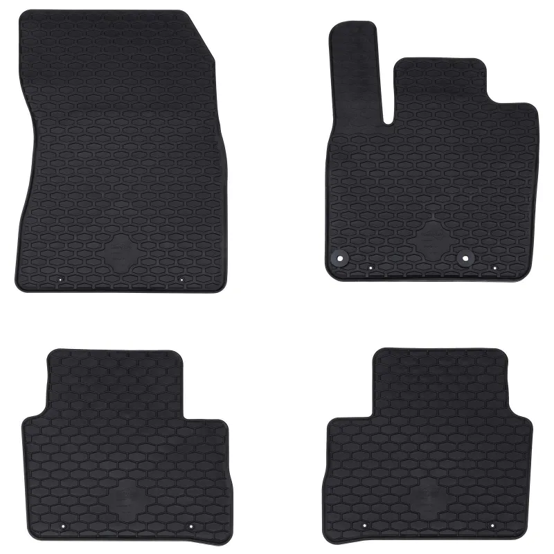 Automobilių kilimėlis 4 pcs Juoda tinka Nissan QASHQAI 2021