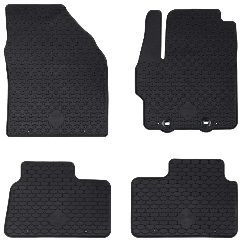 Automobilių kilimėlis 4 pcs Juoda tinka Toyota AYGO X 2022