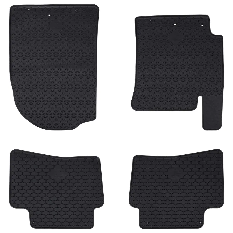 Automobilių kilimėlis 4 pcs Juoda tinka Kia RIO, STONIC 2017