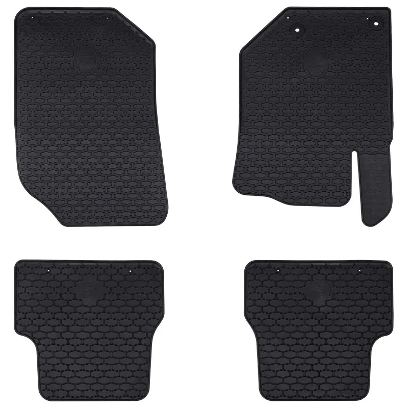 Automobilių kilimėlis 4 pcs Juoda Tinka DS3 2019- Guma