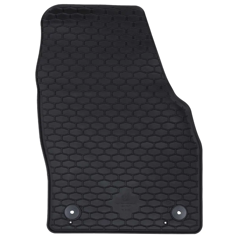 Automobilių kilimėlis 4 pcs Juodas Guma