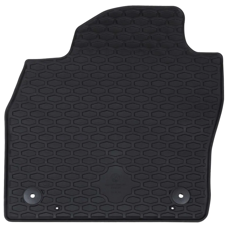 Automobilių kilimėlis 4 pcs Juodas Guma