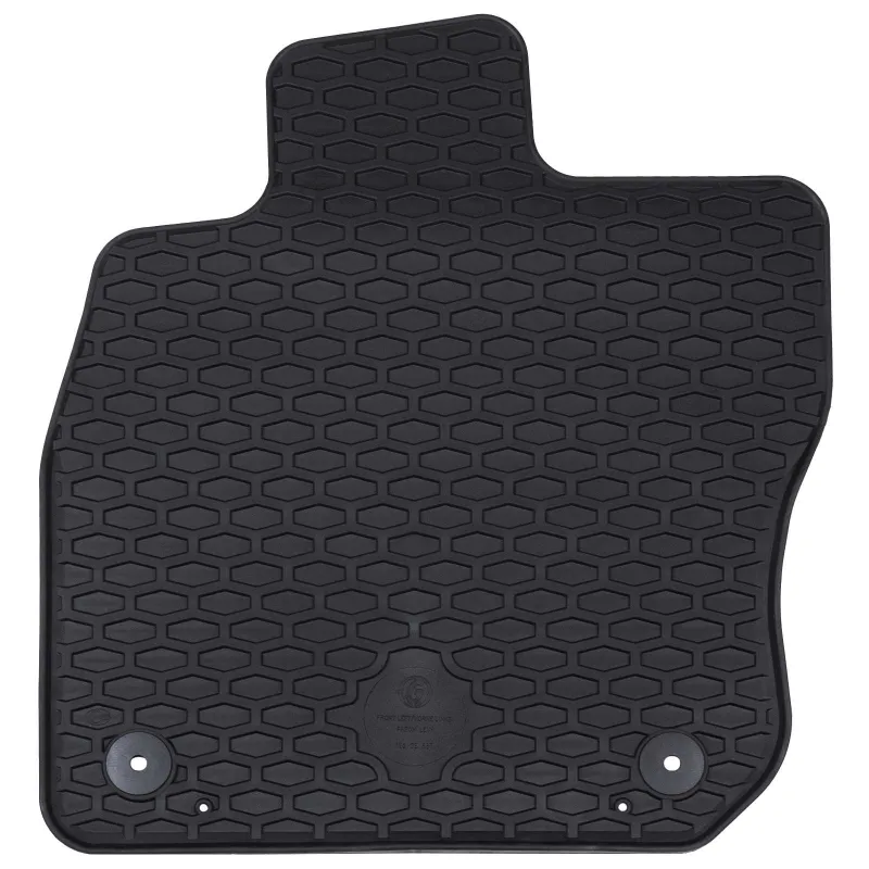 Automobilių kilimėlis 4 pcs Juoda Guma