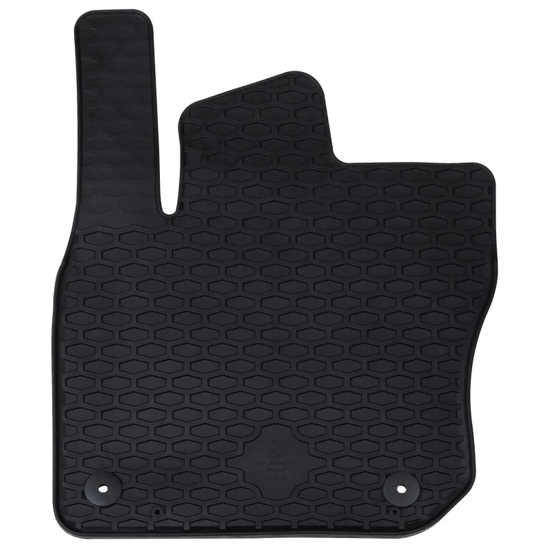 Automobilių kilimėlis 4 pcs Juoda Guma