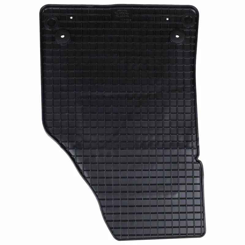 Automobilių kilimėlis 4 pcs Juodas Guma