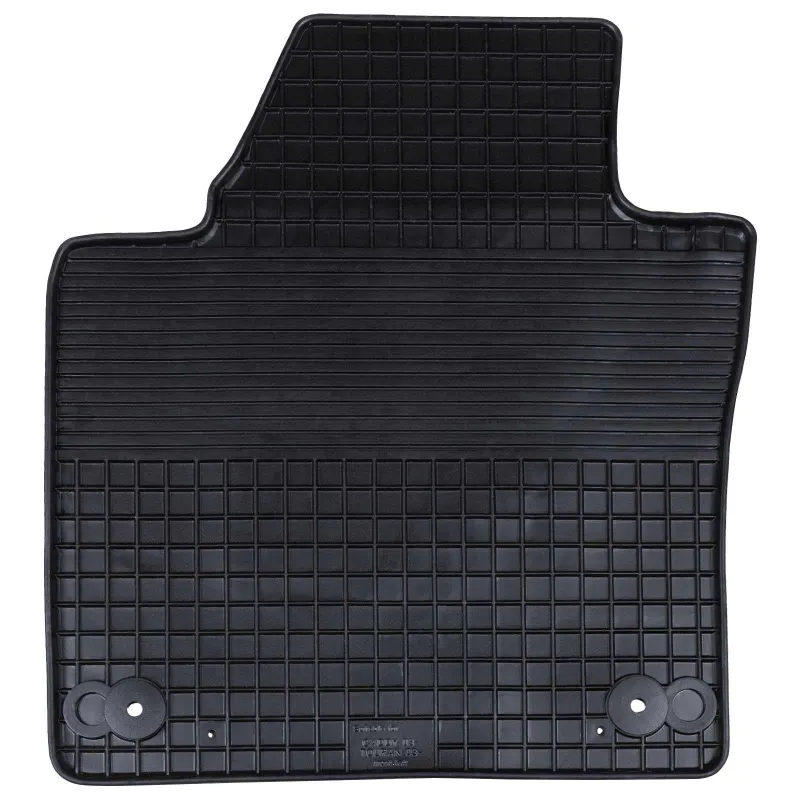 Automobilių kilimėlis 4 pcs Juodas Guma
