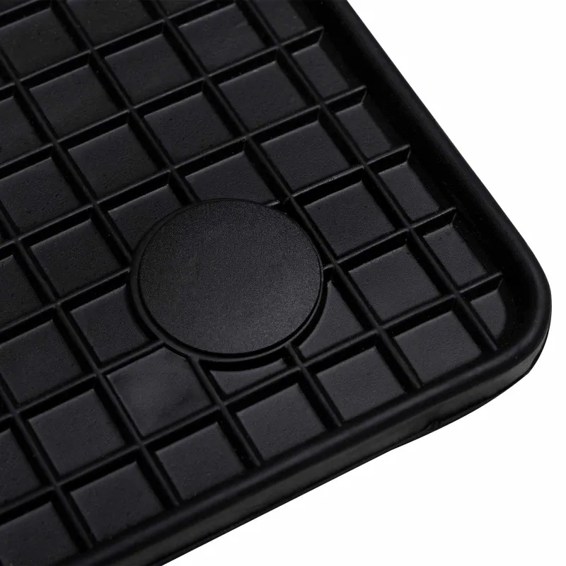 Automobilių kilimėlis 4 pcs Juodas Guma