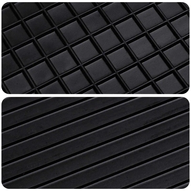 Automobilių kilimėlis 4 pcs Juodas Guma