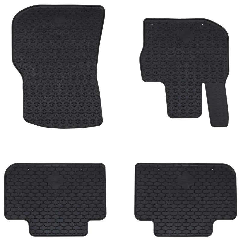 Automobilių kilimėlis 4 pcs Juoda tinka BMW X3, X4 2018-4D Aft