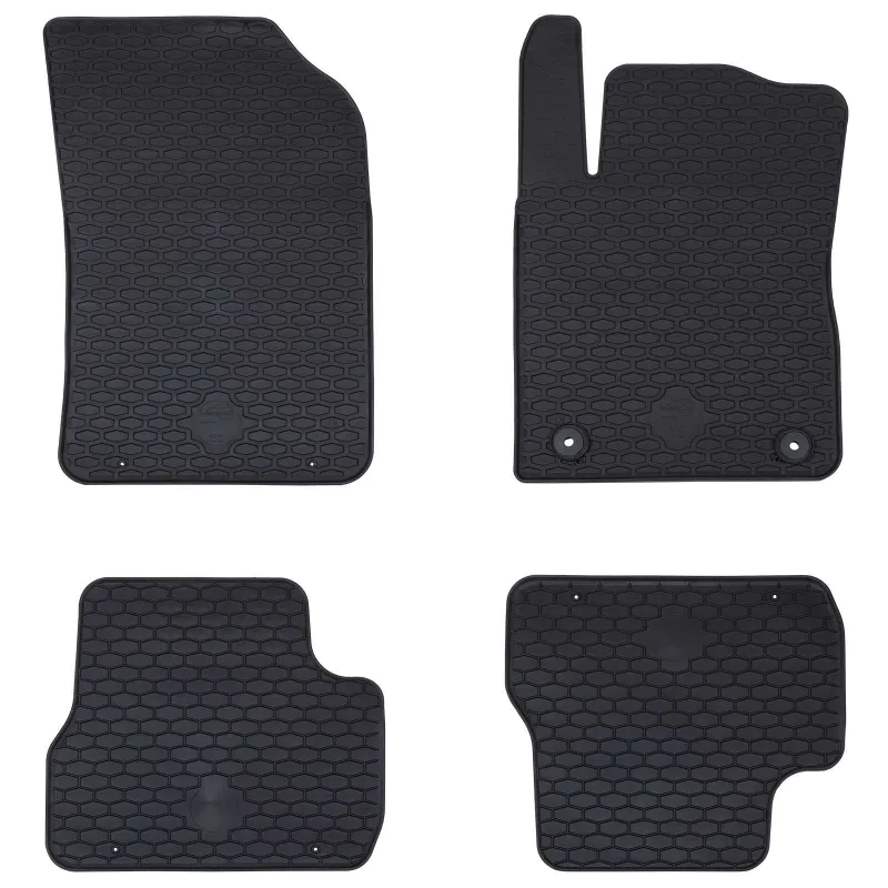 Automobilių kilimėlis 4 pcs Juodas tinka C3 2017-2024 Guma