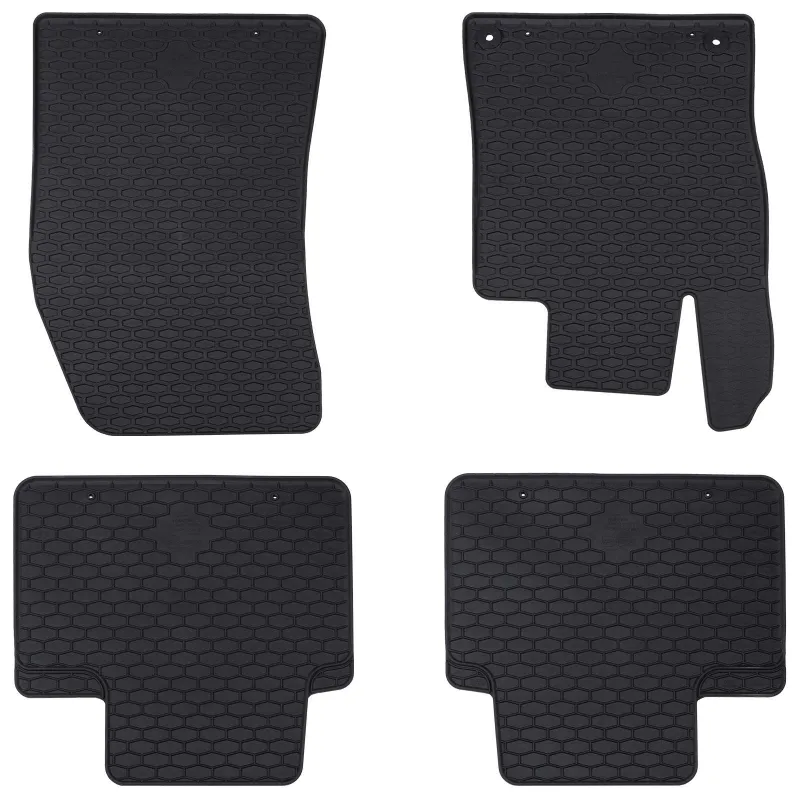 Automobilių kilimėlis 4 pcs Juoda tinkamas 308 SW 2021- Guma