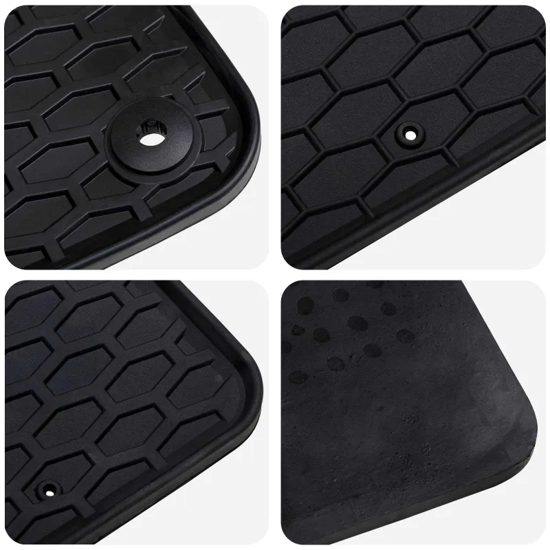Automobilių kilimėlis 4 pcs Juoda tinkamas 308 SW 2021- Guma