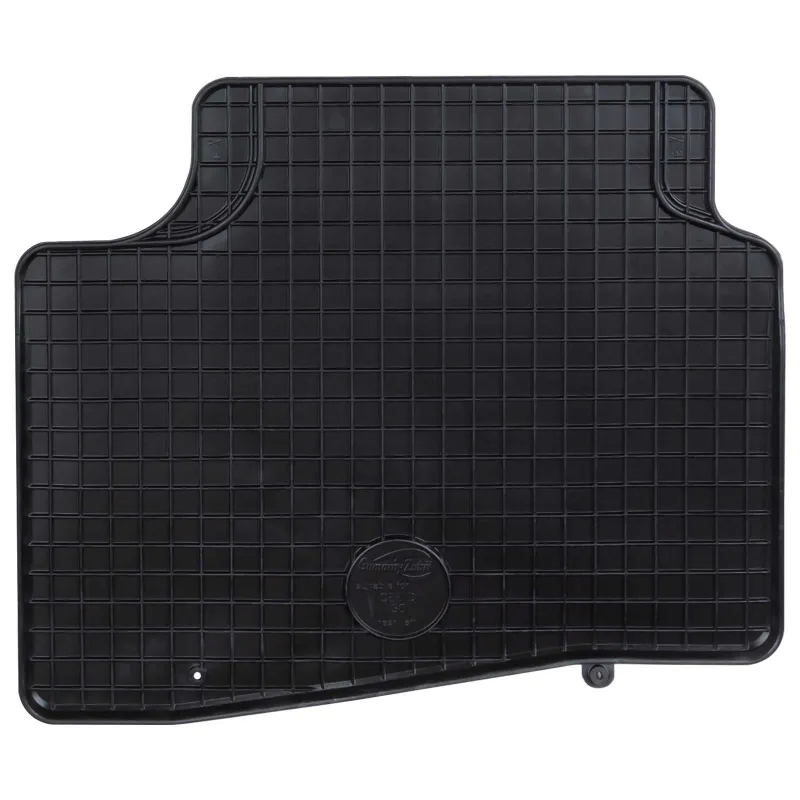 Automobilių kilimėlis 4 pcs Juodas Guma