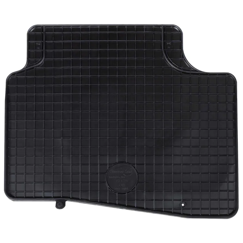 Automobilių kilimėlis 4 pcs Juodas Guma
