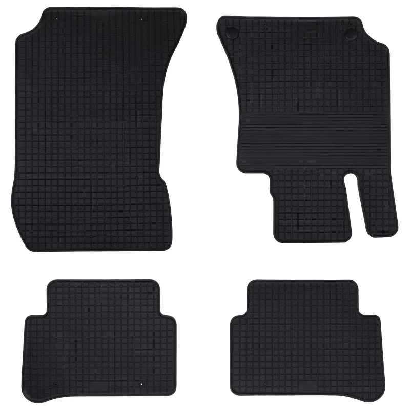 Automobilių kilimėlis 4 pcs Juoda Tinka MERCEDES E 2009-2016