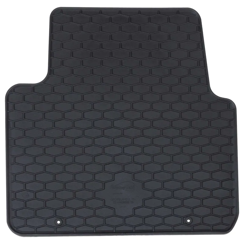 Automobilių kilimėlis 4 pcs Juodas Guma