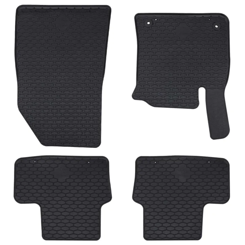 Automobilių kilimėlis 4 pcs Juodas tinka CAPTUR 2020- Guma