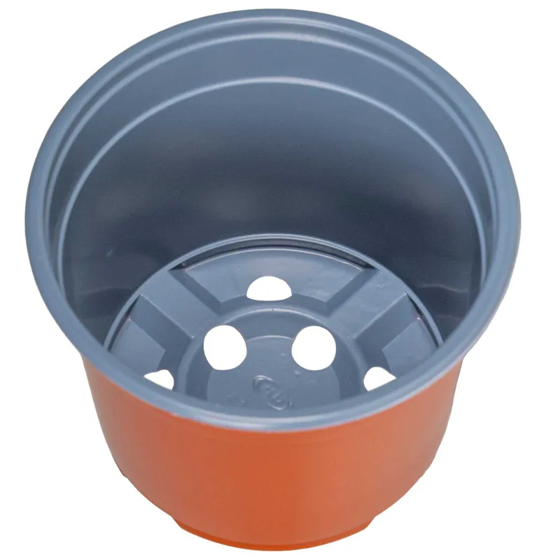 Apvalus gėlių vazonas 50 pcs Terakotos Ø 10 x 8 cm Plastmasė