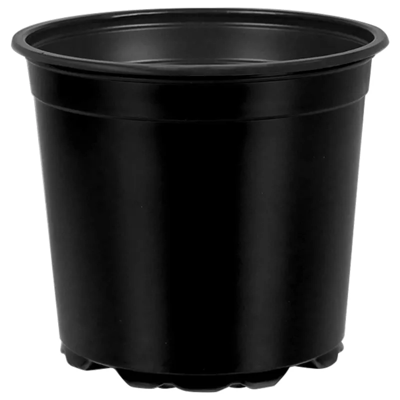 Gėlių vazonas 200 pcs Juoda Ø 15 x 13 cm Plastmasė