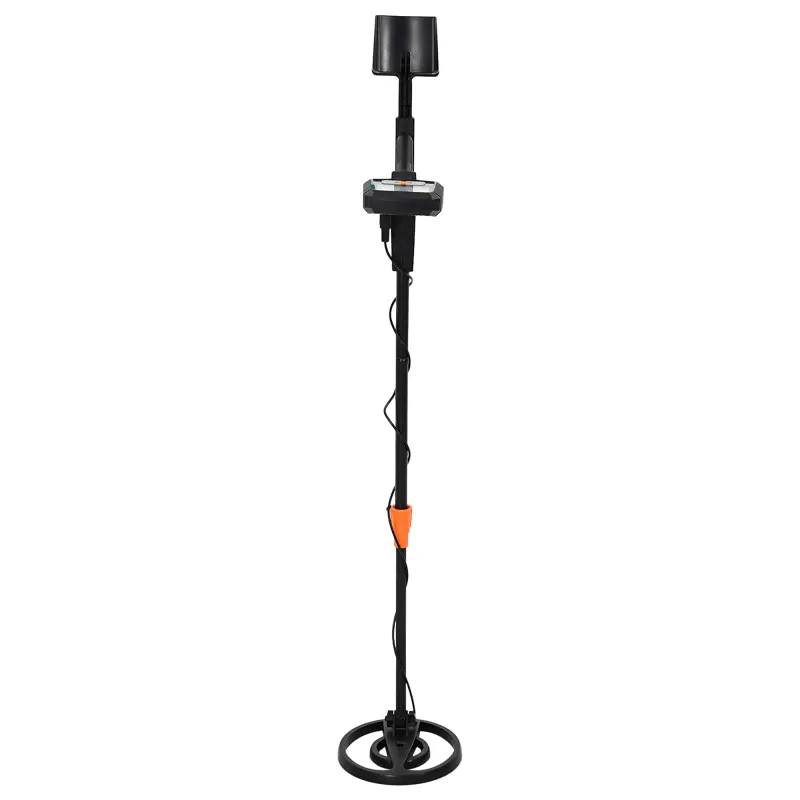 Metalo detektorius su LCD ekranu 3 modeliai 19 cm ritė Juodas
