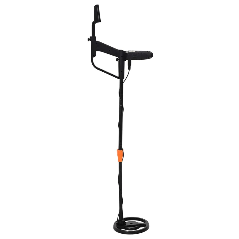 Metalo detektorius su LCD ekranu 3 modeliai 19 cm ritė Juodas